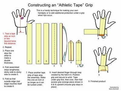 Quick Crossfit Hand Taping 