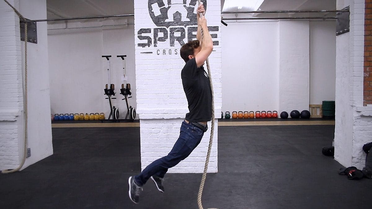 Rope climb online legless