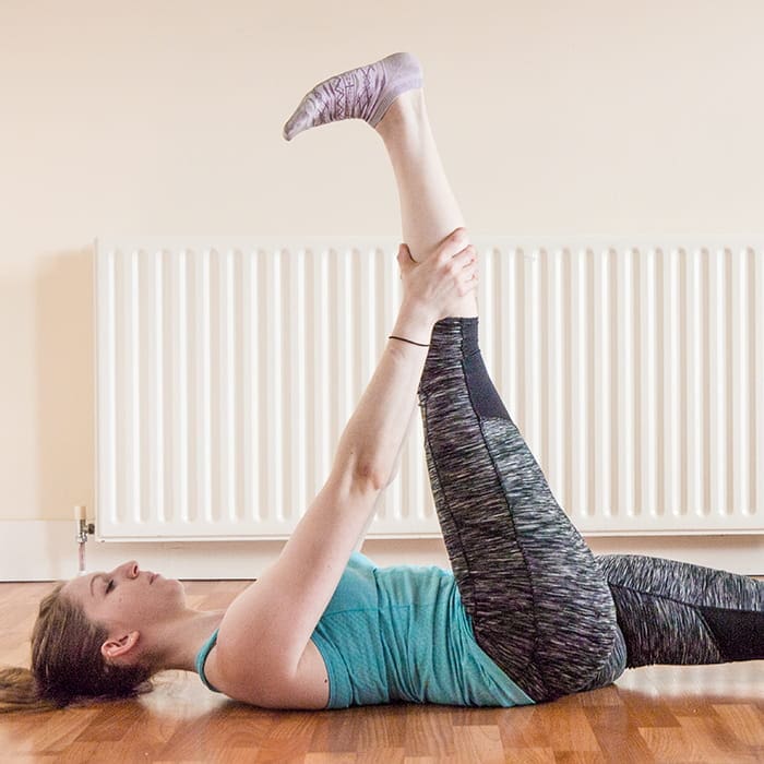 80-90 degrees is healthy, average hamstring flexibility.