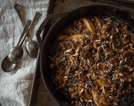 Paleo Peach Cobbler