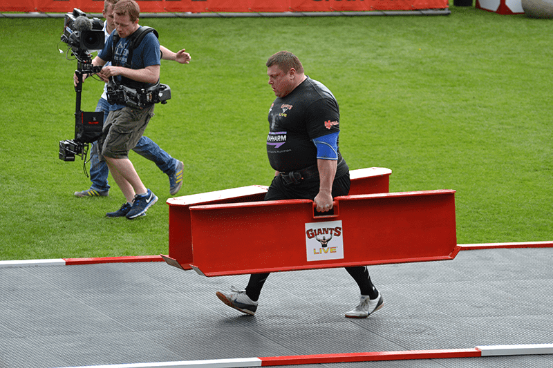 Strongman tests everything from raw power to grip strength.