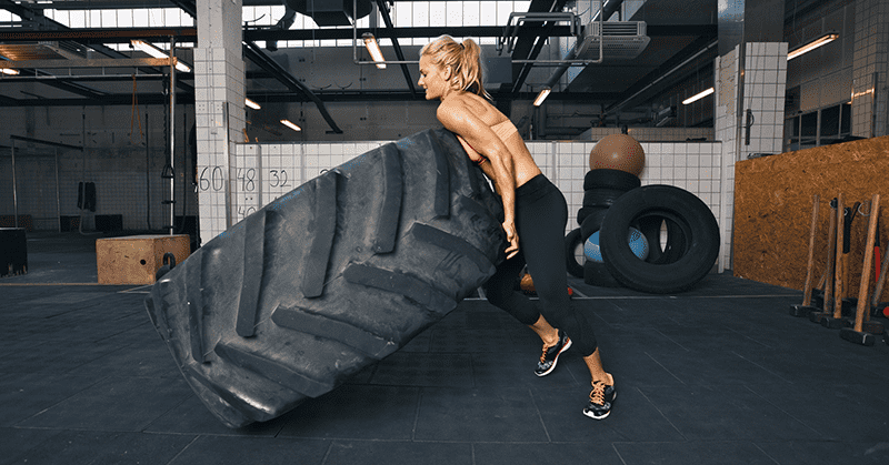 Workout discount flipping tires