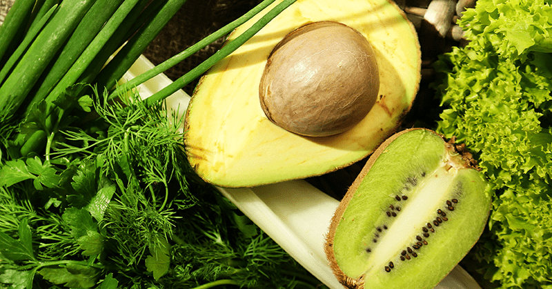 intermittent fasting foods kiwi avacado leeks