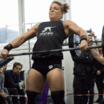 female crossfitter snatch crossfit affiliate