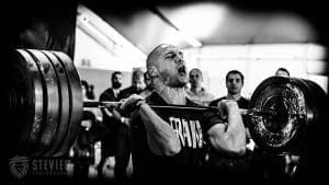 Barbell Clean crossfit guy