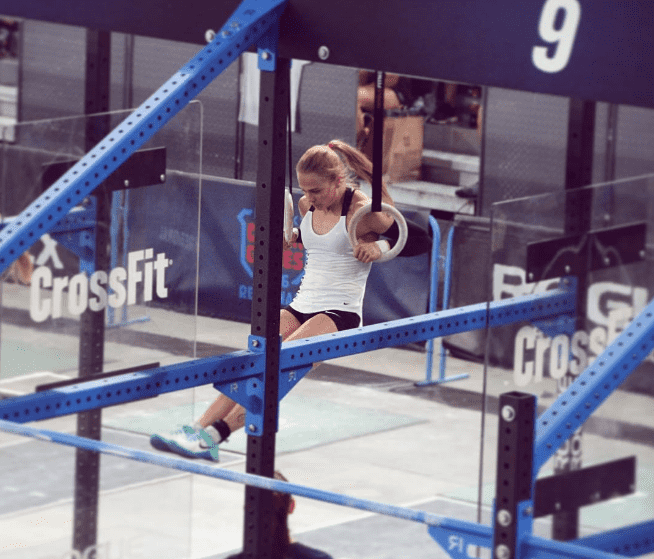 thuri erla helgadottir ring muscle up during regional nate