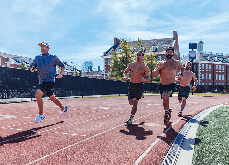 Chris Hinshaw rich froning top crossfit athletes on the track amrap wods