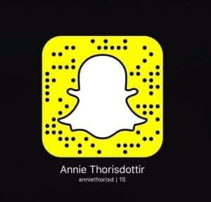 annie thorisdottir crossfit athlete snapchat