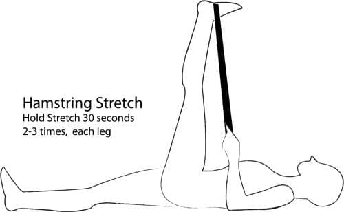 Hamstring Stretch in Doorway