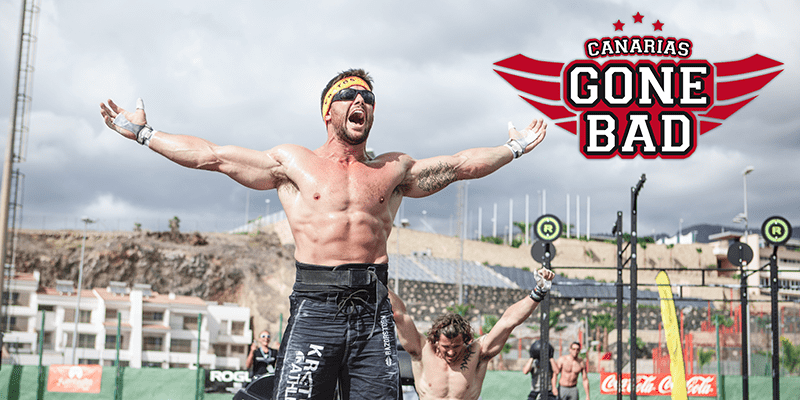 Canarias Gone Bad Throwdown 2016 athlete celebrates