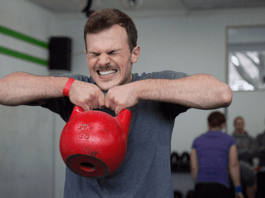 Beginners athlete with kettlebell Best Beginner Workout