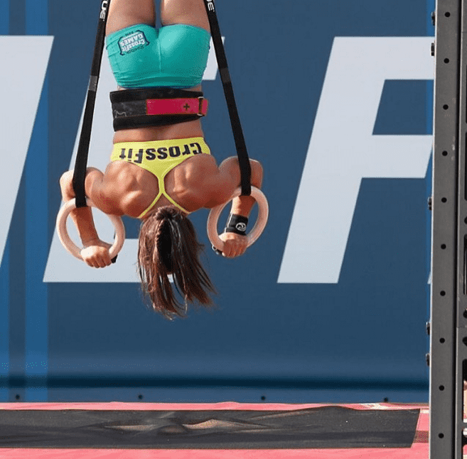 ring handstand push ups camille leblanc-bazinet