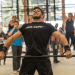 Snatch lift crossfit athlete