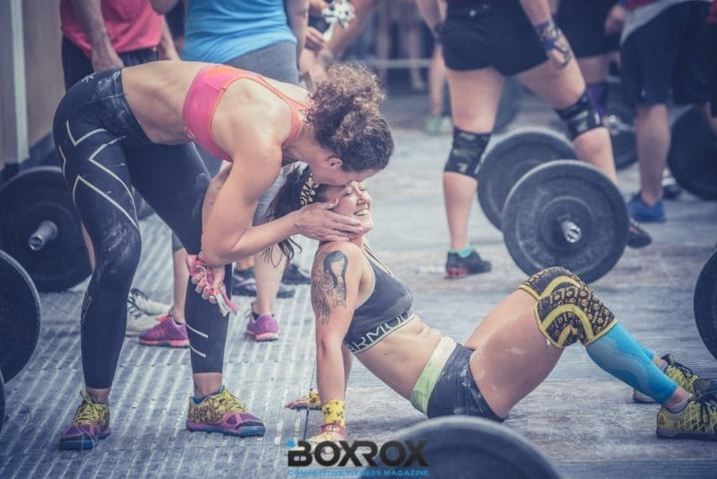 two female crossfit friends