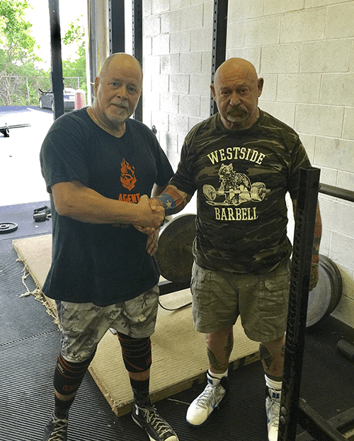 crossfit coach frank zedar with louie simmons