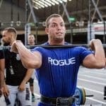 Front squats crossfit athlete