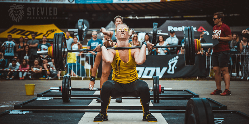 training roadblocks front squat crossfit athlete