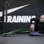 Sara Sigmundsdottir warm up