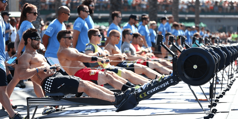 crossfit rowing workouts