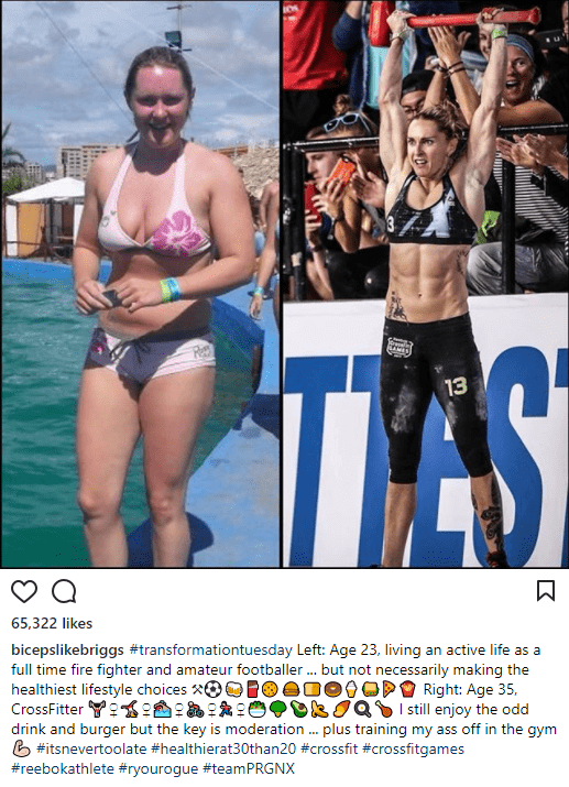 crossfit body transformation women