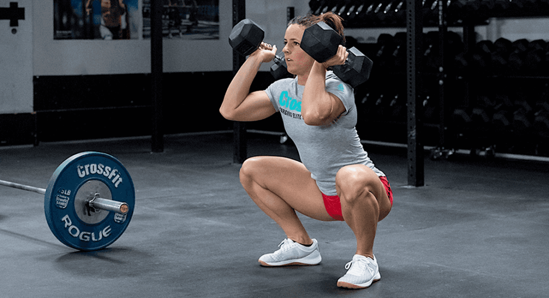 Dumbbell box squat instructions and videos