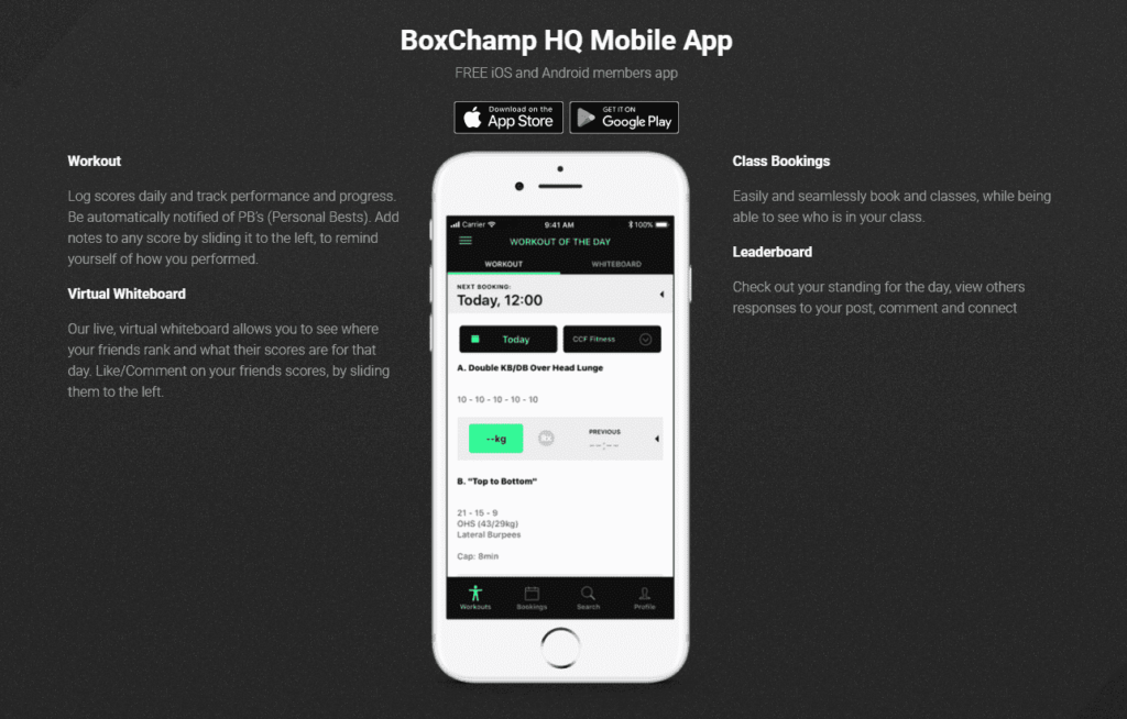 BoxChamp Mobile App