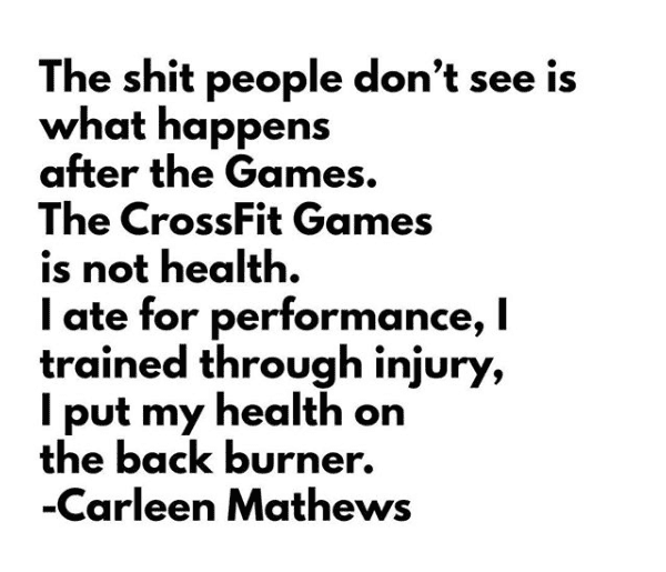 Carleen Mathews CrossFit Games athlete
