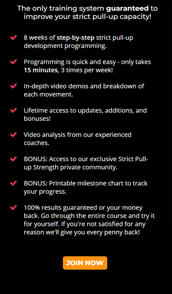 Pull Up Strength Chart