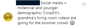 crossfit social media gone 