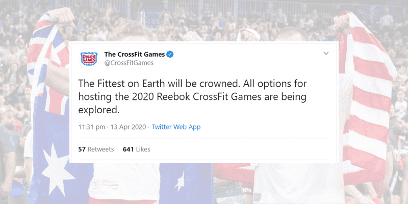 CrossFit Games coronavirus