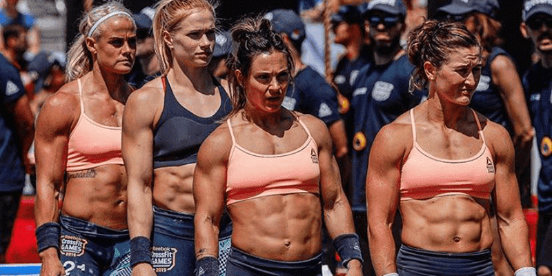 athletes with visible abs and obliques