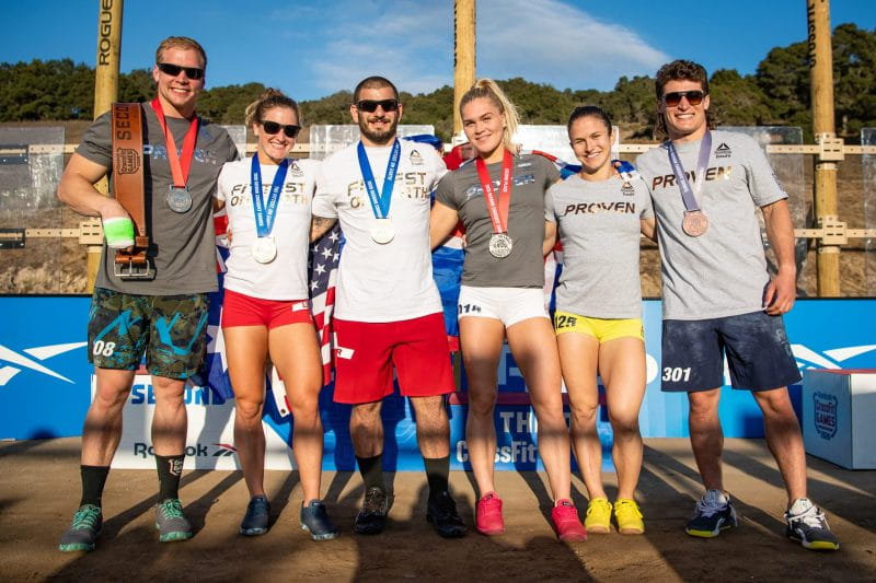 2020 crossfit games podium