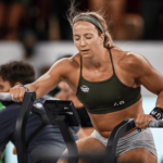 amanda barnhart rides echo bike for time