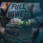 strong muscular woman