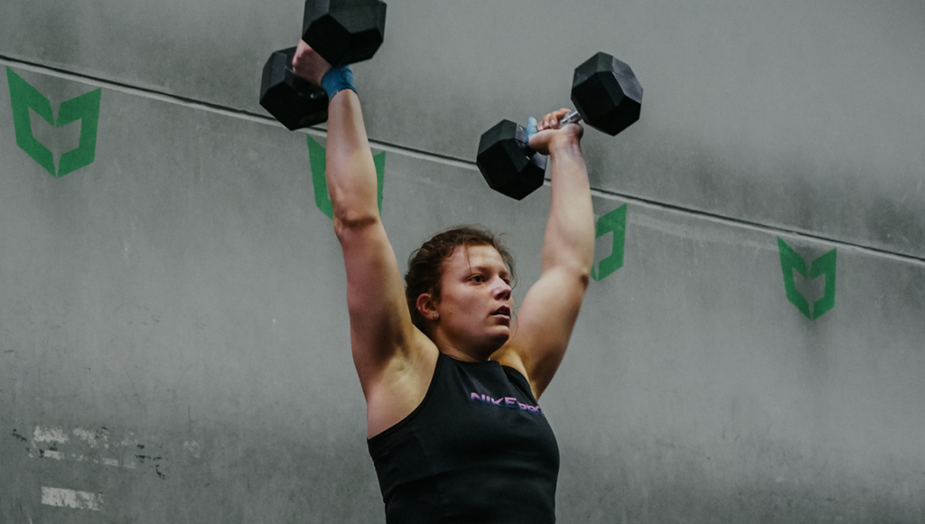 Dumbbell Shoulder Raise - Sworkit Health  On-Demand Fitness, Mindfulness,  Recovery, and Nutrition