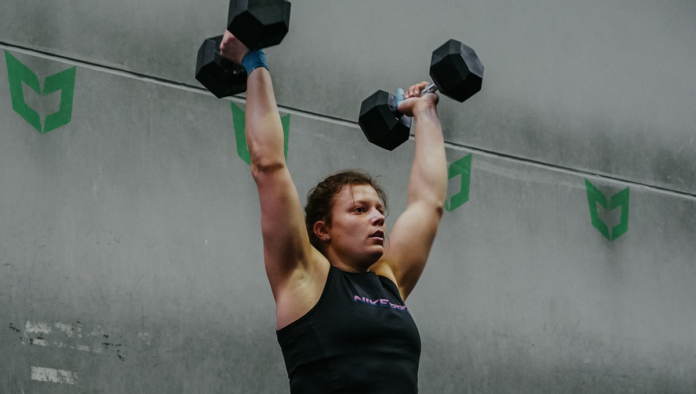 seated dumbbell overhead press