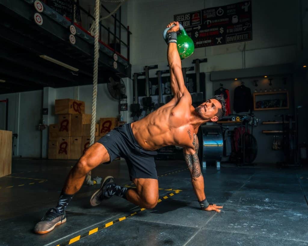 These 3 kettlebell exercises are a game changer! 💪 Deficit Push-Ups -  Targets your upper body muscles (chest, shoulders, and triceps)