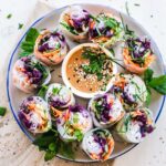 vegan and vegetarian summer rolls