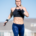 female runner sprints to build endurance