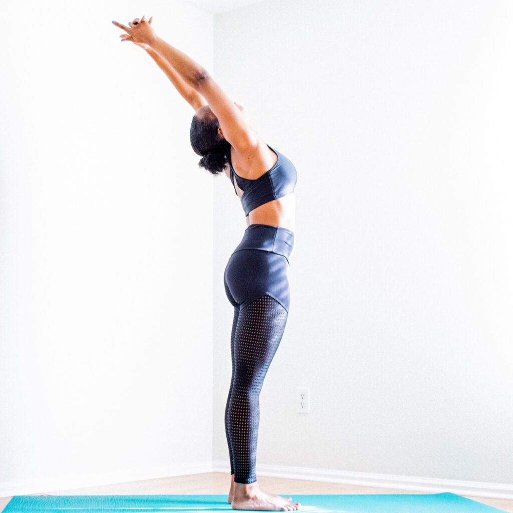 A couple of women standing on one leg in a yoga pose photo – Breathing  exercise Image on Unsplash