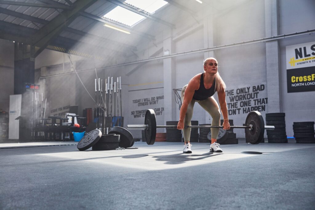 Sara Sigmundsdottir training