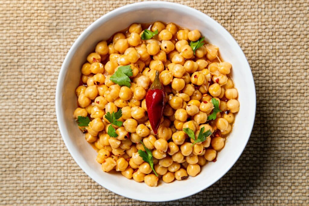 bowl of chickpeas