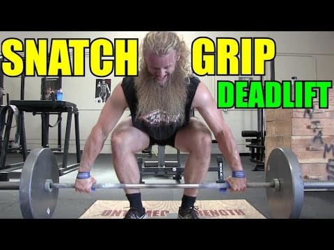 Build Bigger Muscles and Solid Strength with the Snatch Grip Deadlift