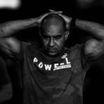 athlete prepares for workout