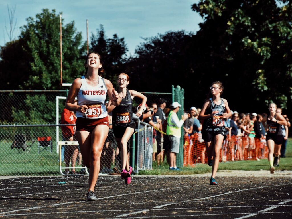 runners attempt a 5-minute mile