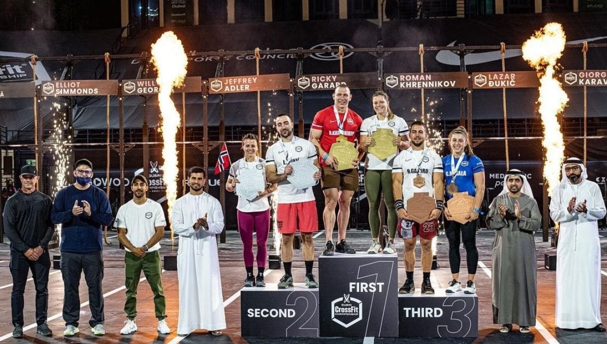 2021 Dubai CrossFit Championship Podium