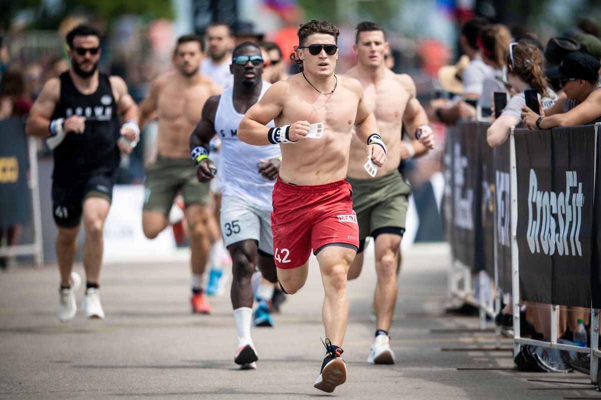 justin medeiros at 2021 crossfit games