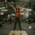 athlete participates in the crossfit open
