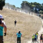 athletes run outdoors to test endurance