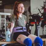 woman with belt